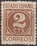 Spain 1940 Numeros 2 CTS Castaño Rojizo Edifil 915. España 915 1. Subida por susofe